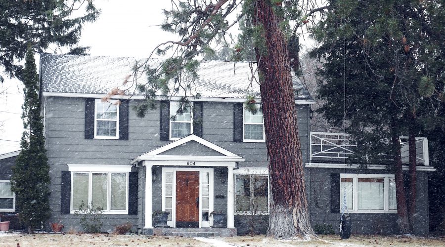 Hausvon außen Hausdurchsuchung